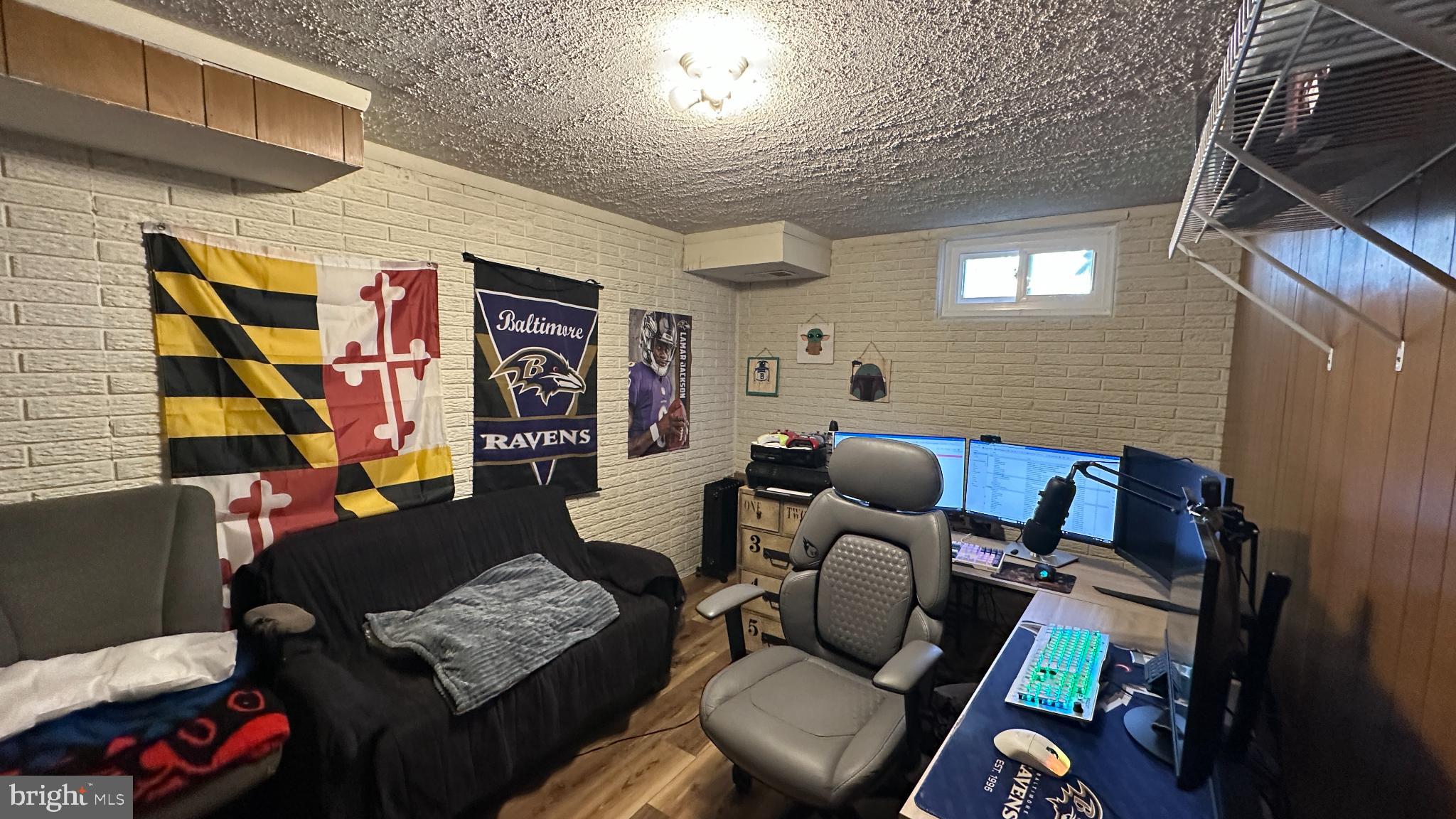 228 Embleton Road Owings Mills, MD 21117 - Photo 24 of 31 Cozy basement retreat with sports flair.