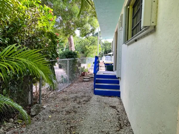 a view of outdoor space and deck
