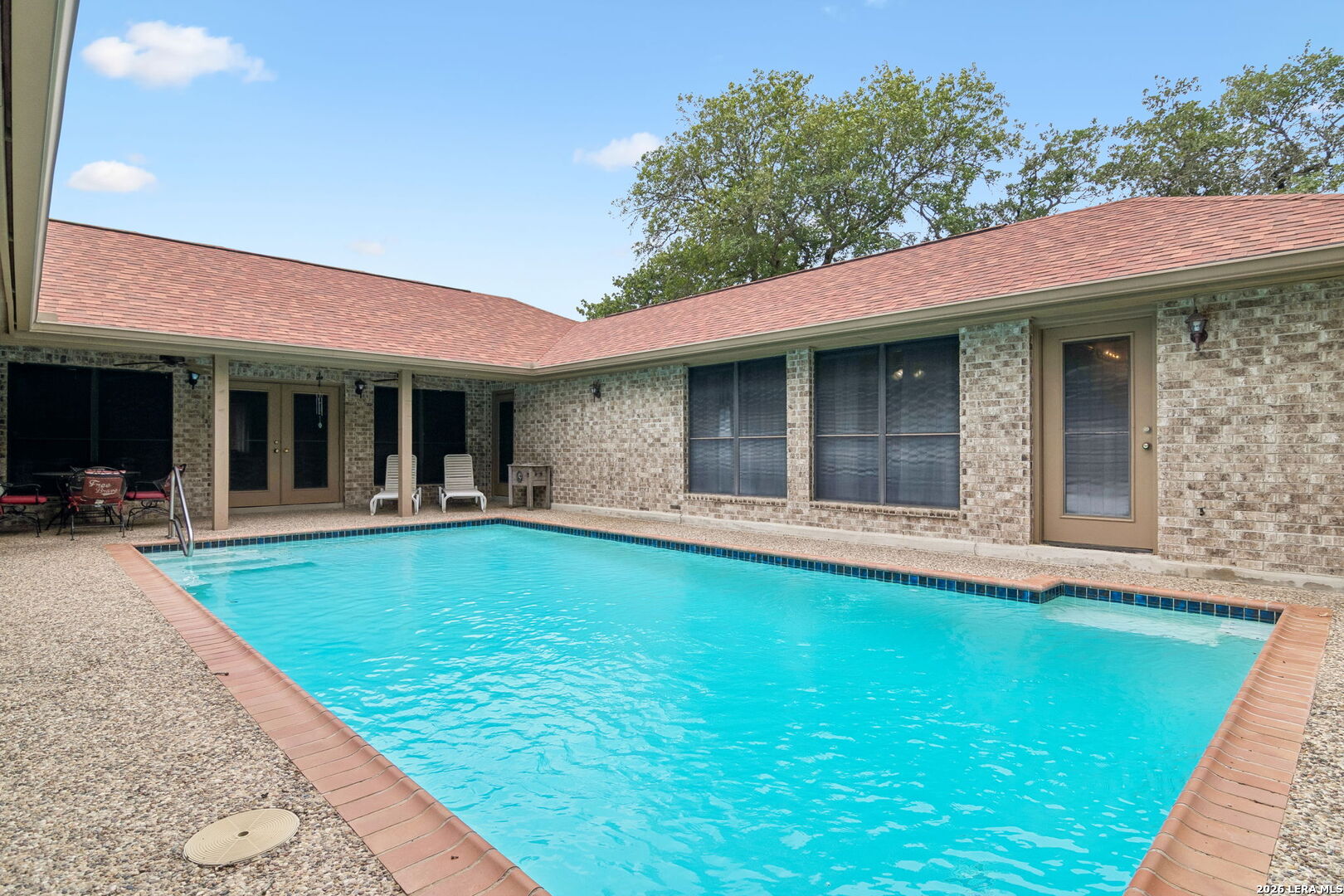 188 Guadalupe Ranch Lane Seguin, TX 78155 - Photo 27 of 56 a view of an house with swimming pool and porch