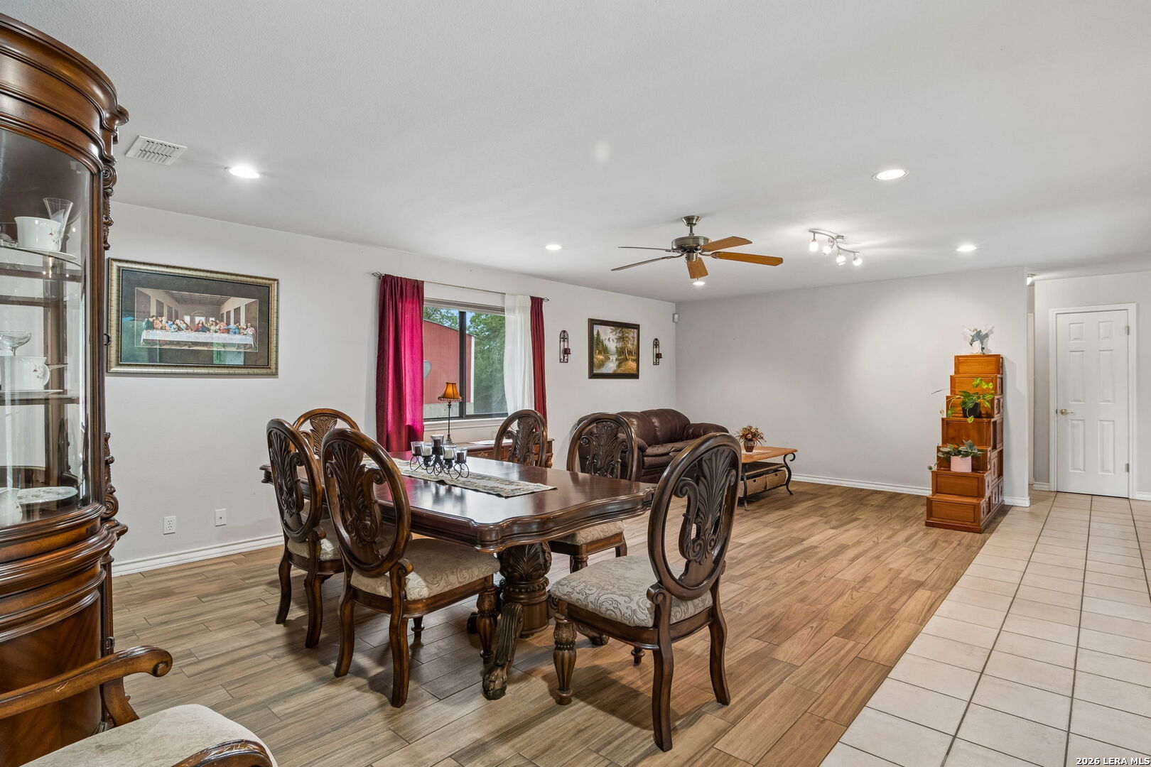 188 Guadalupe Ranch Lane Seguin, TX 78155 - Photo 47 of 56 a view of a dining room with furniture and wooden floor