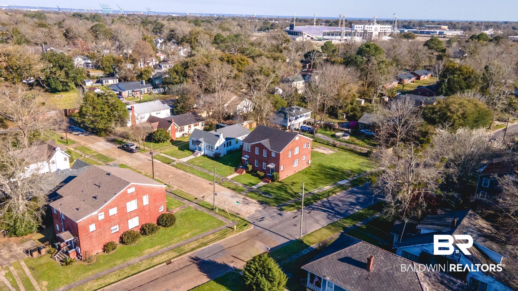 1707 Church Street Mobile, AL 36604 - Photo 38 of 43 Birds eye view of property featuring a residential view