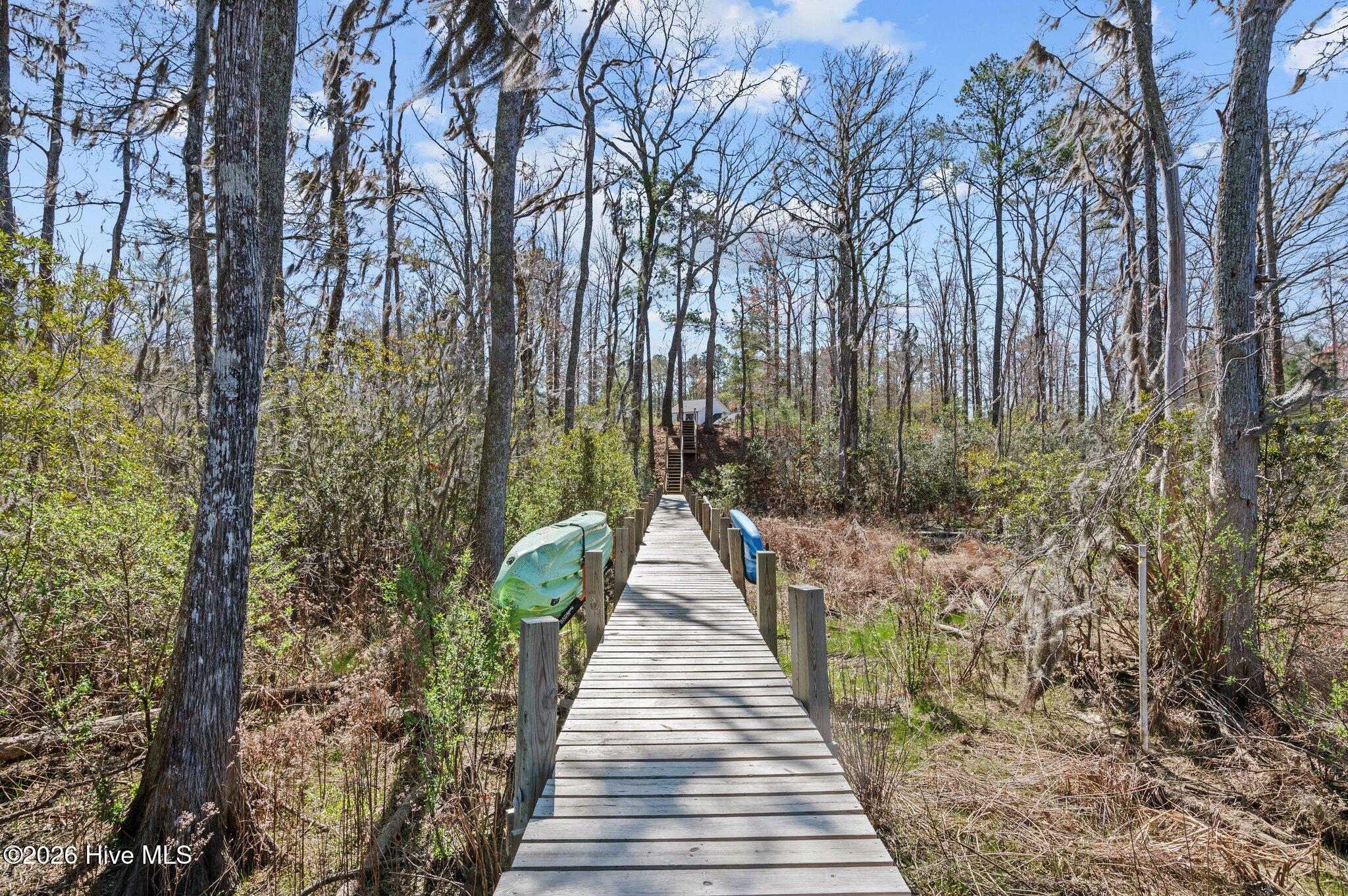 199 Yeats Creek Road Chocowinity, NC 27817 - Photo 18 of 46 Path. to house and dock.