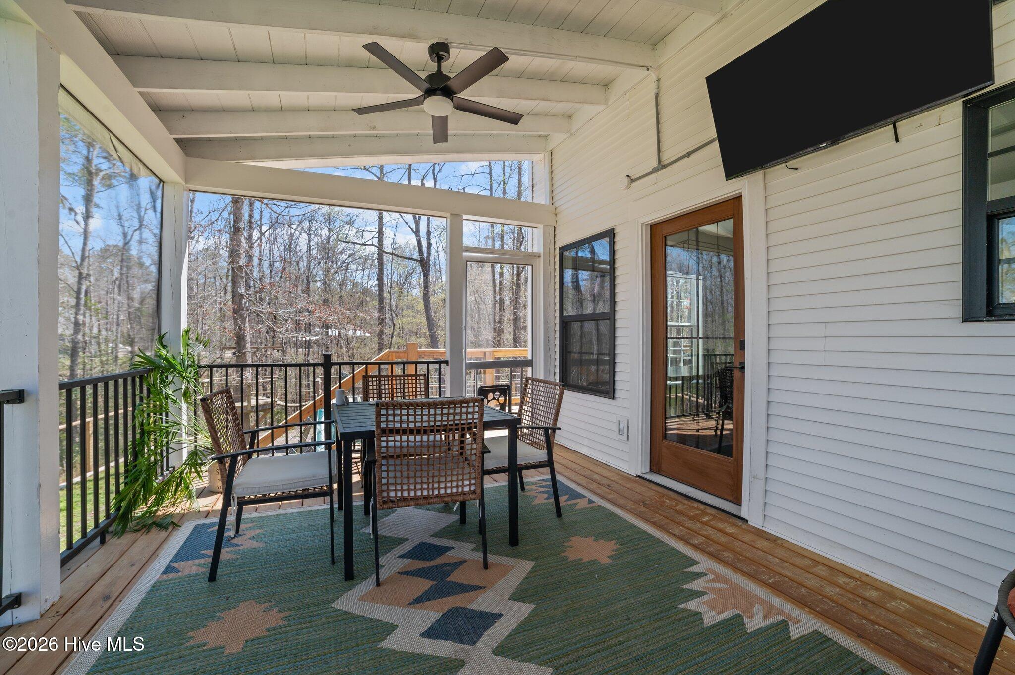 199 Yeats Creek Road Chocowinity, NC 27817 - Photo 32 of 46 Screened in deck.