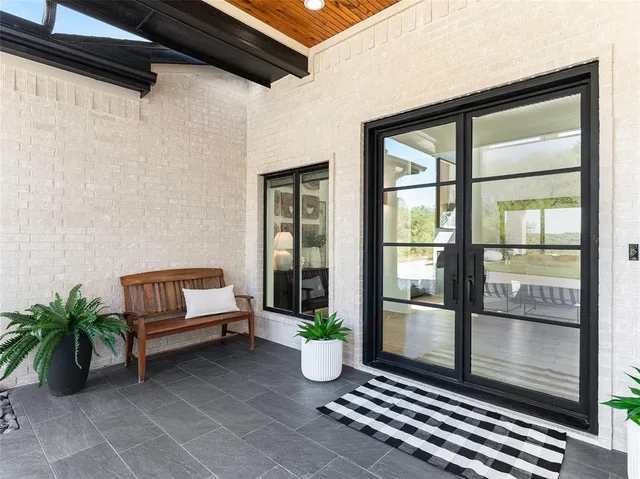 a view of an outdoor space with porch