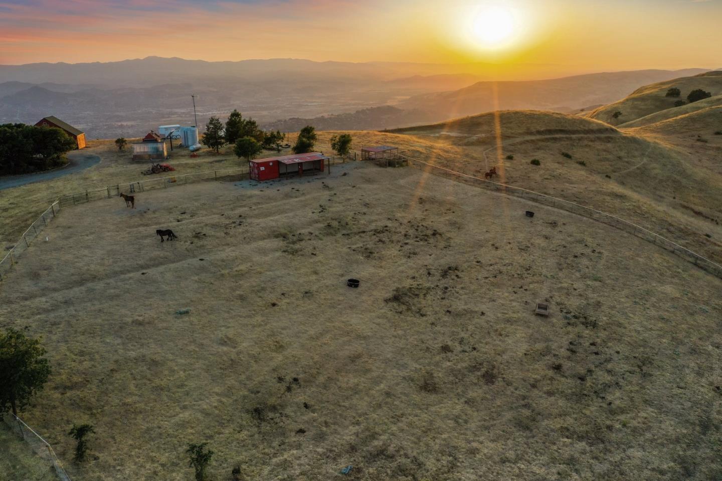 16650 Finley Ridge Road Morgan Hill, CA 95037 - Photo 82 of 85 a view of a dry yard with mountains in the background