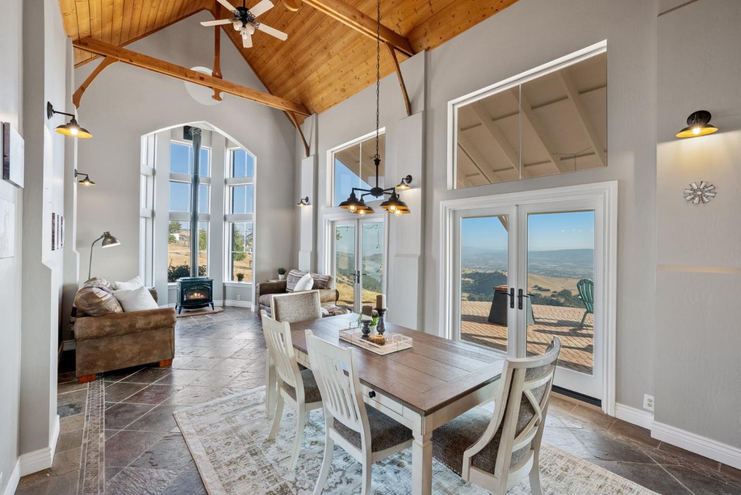 16650 Finley Ridge Road Morgan Hill, CA 95037 - Photo 9 of 85 a living room with furniture a wooden floor and next to a window