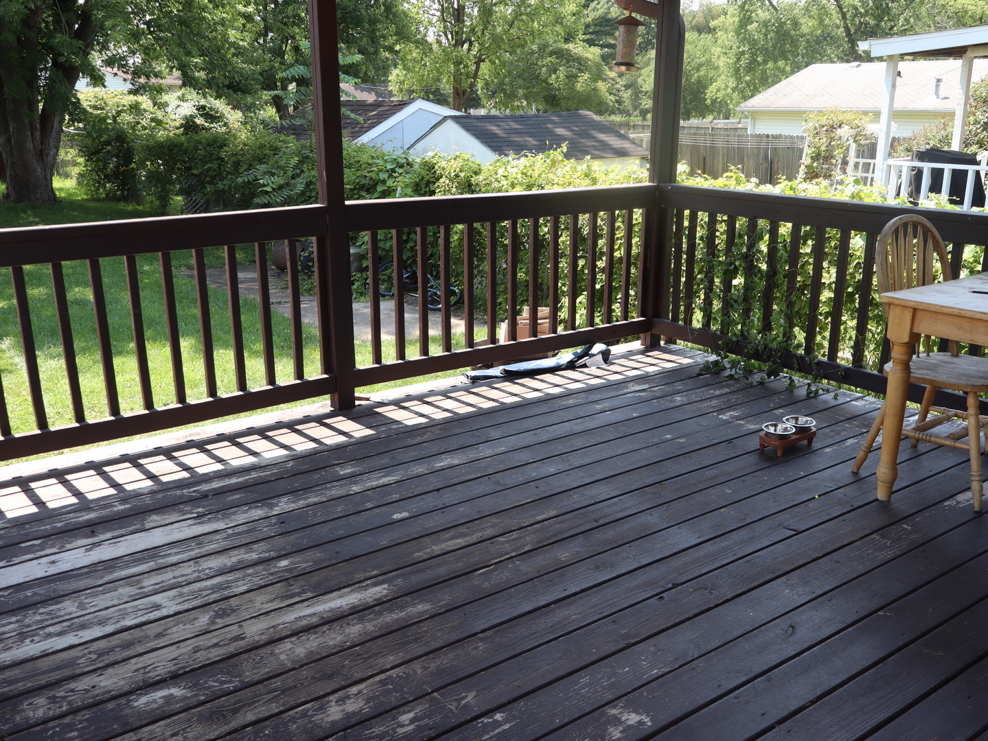 509 West Grant Street Streator, IL 61364 - Photo 17 of 24 a view of balcony with wooden floor