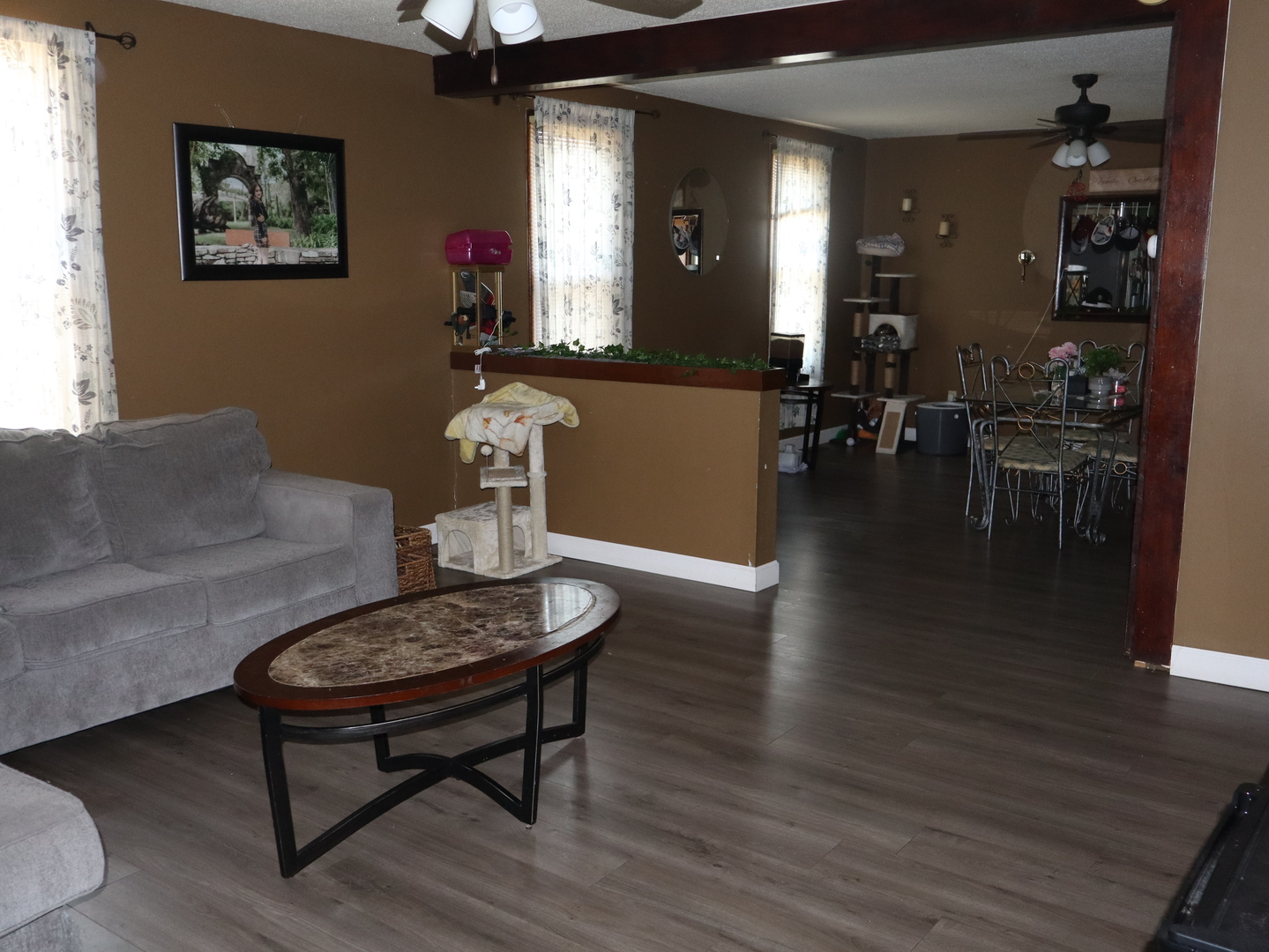 509 West Grant Street Streator, IL 61364 - Photo 6 of 24 a living room with furniture and wooden floor