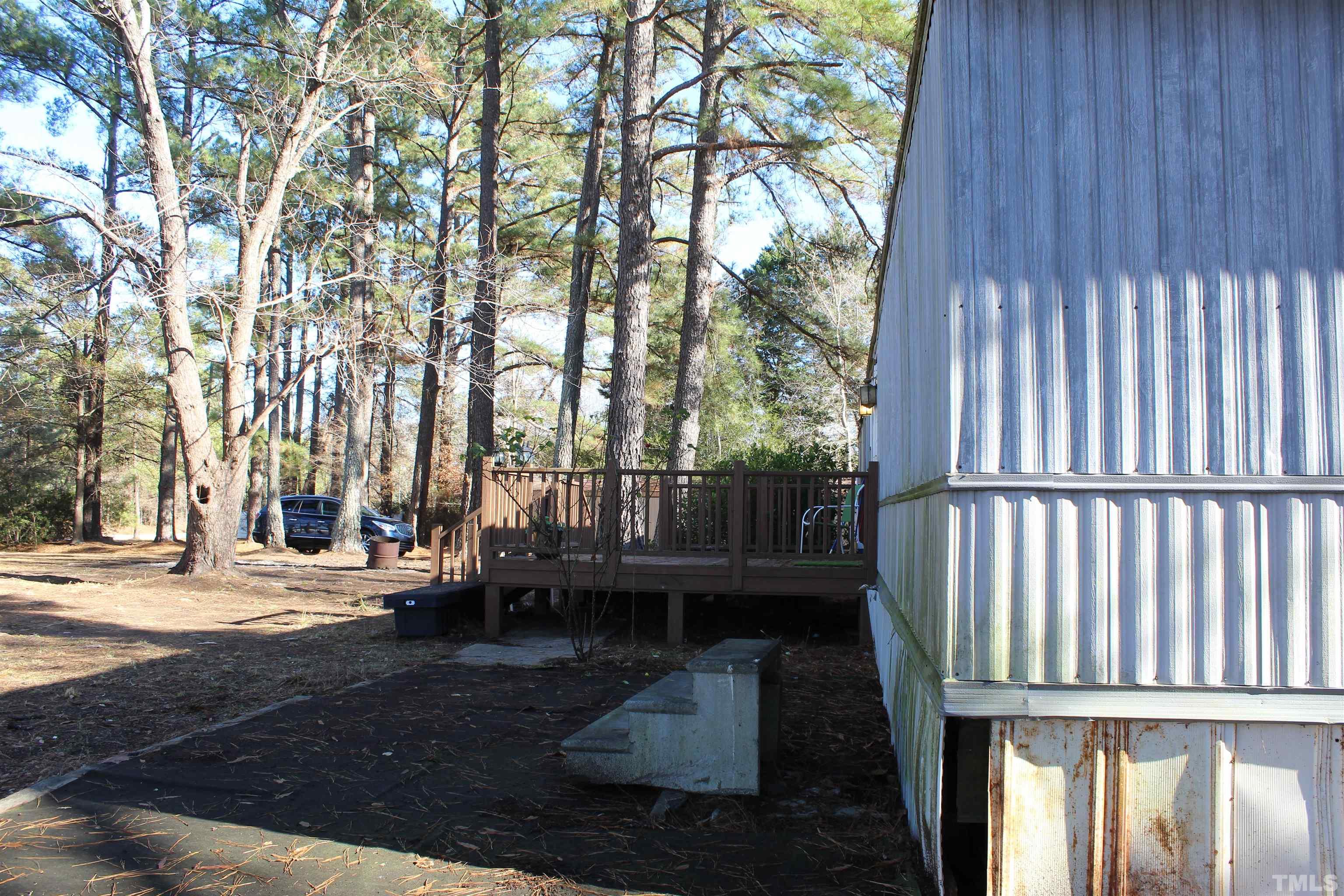 3617 Banks Road Raleigh, NC 27603 - Photo 6 of 37 a view of backyard with deck