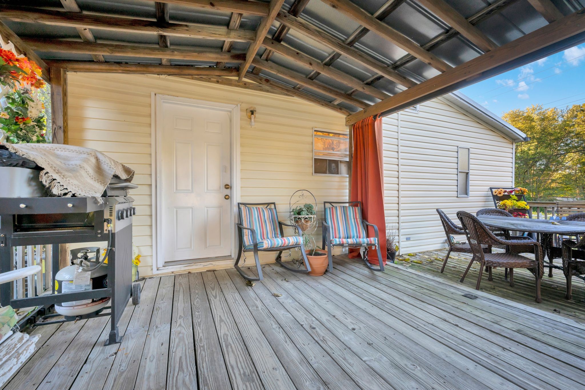 944 Deason Road Dickson, TN 37055 - Photo 25 of 28 a view of deck with seating area and wooden floor
