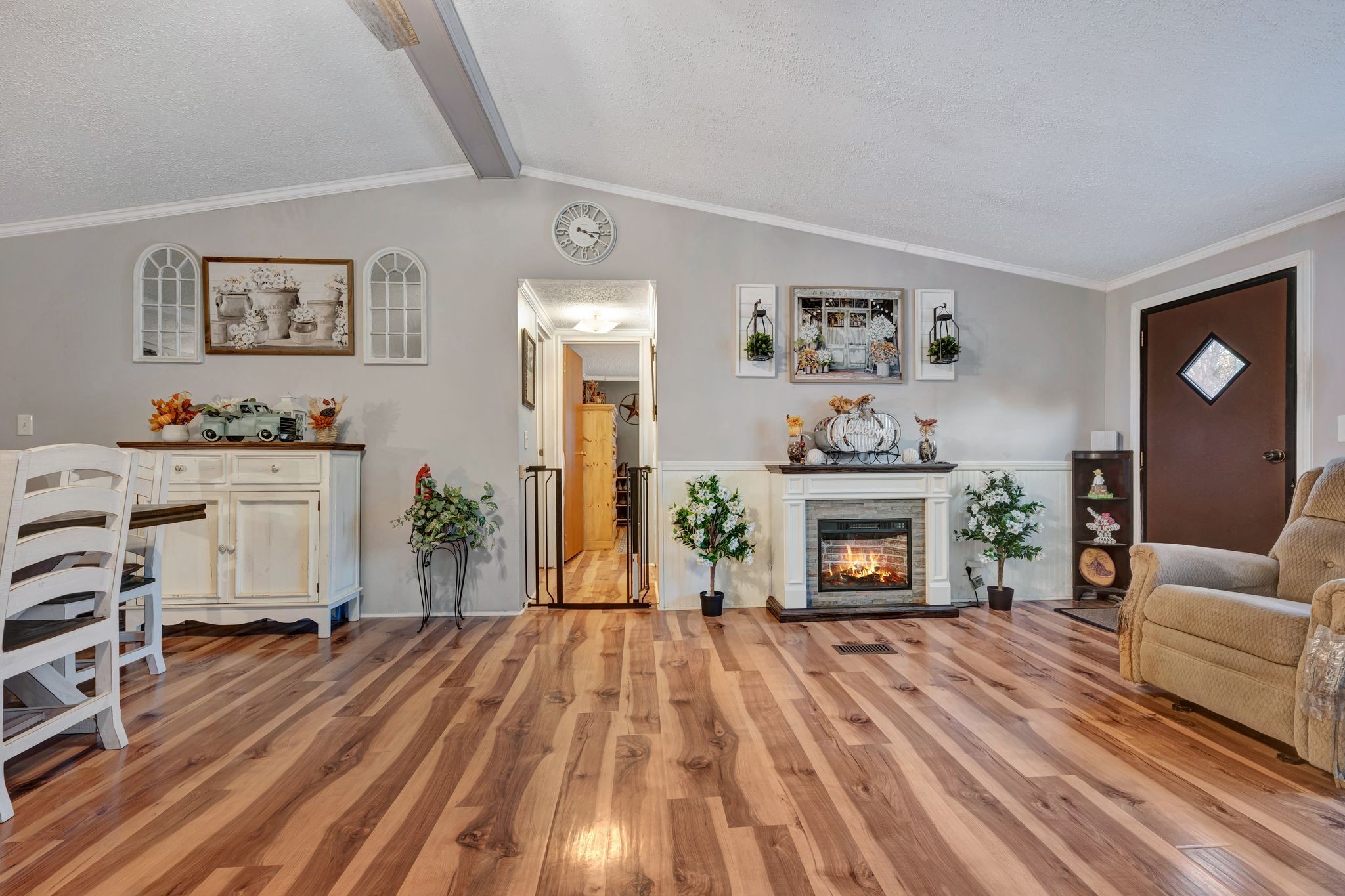 944 Deason Road Dickson, TN 37055 - Photo 7 of 28 a living room with furniture and a fireplace