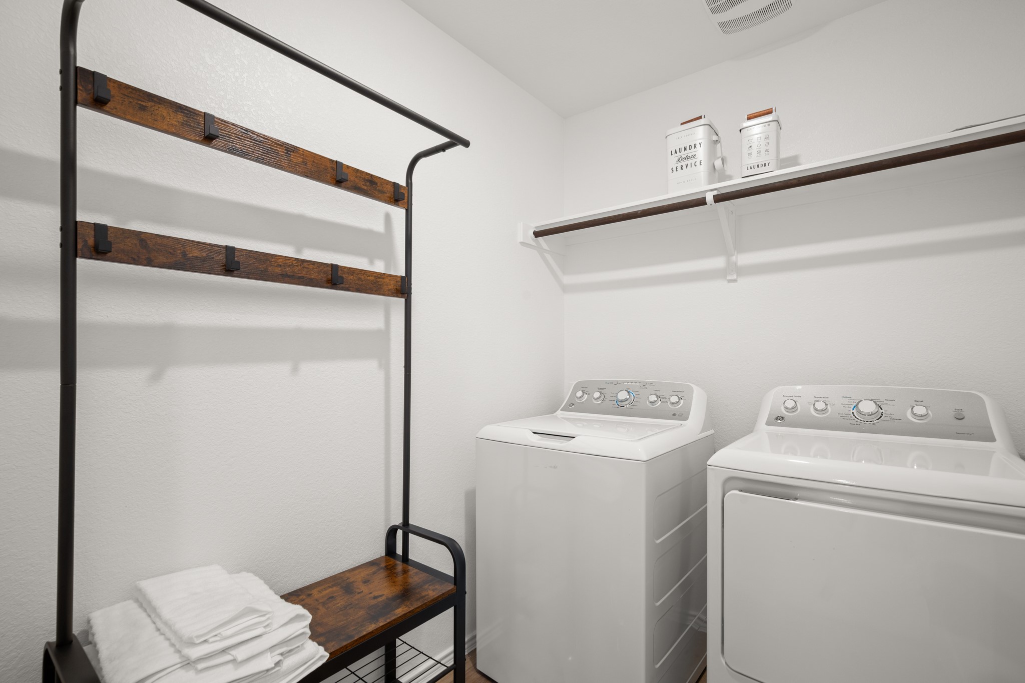 125 Gabbro Gardens Maxwell, TX 78656 - Photo 19 of 24 There is also an in home laundry room with the washer and dryer included in the sale!