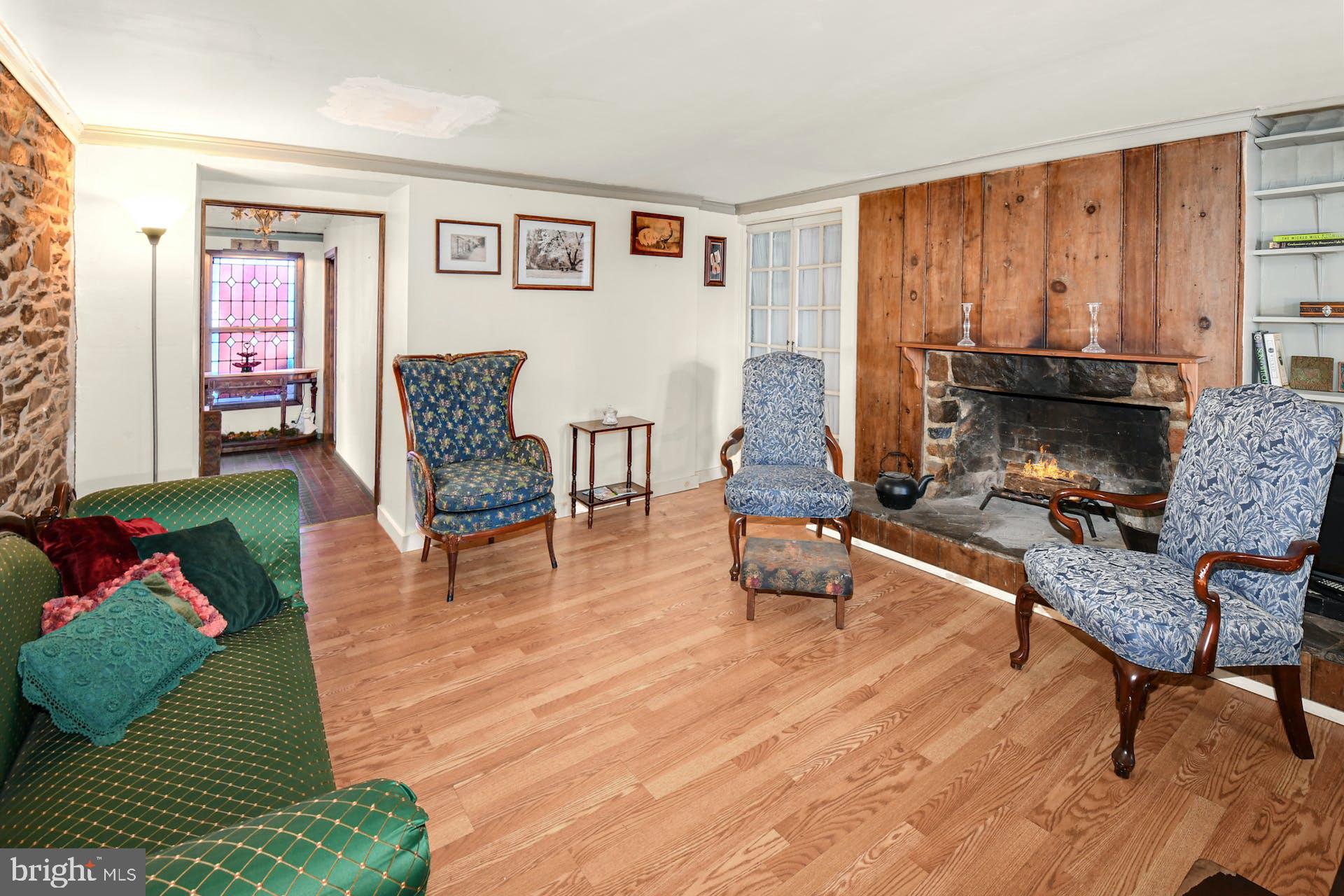 144 Old York Road New Hope, PA 18938 - Photo 8 of 34 Relax by the Fireplace