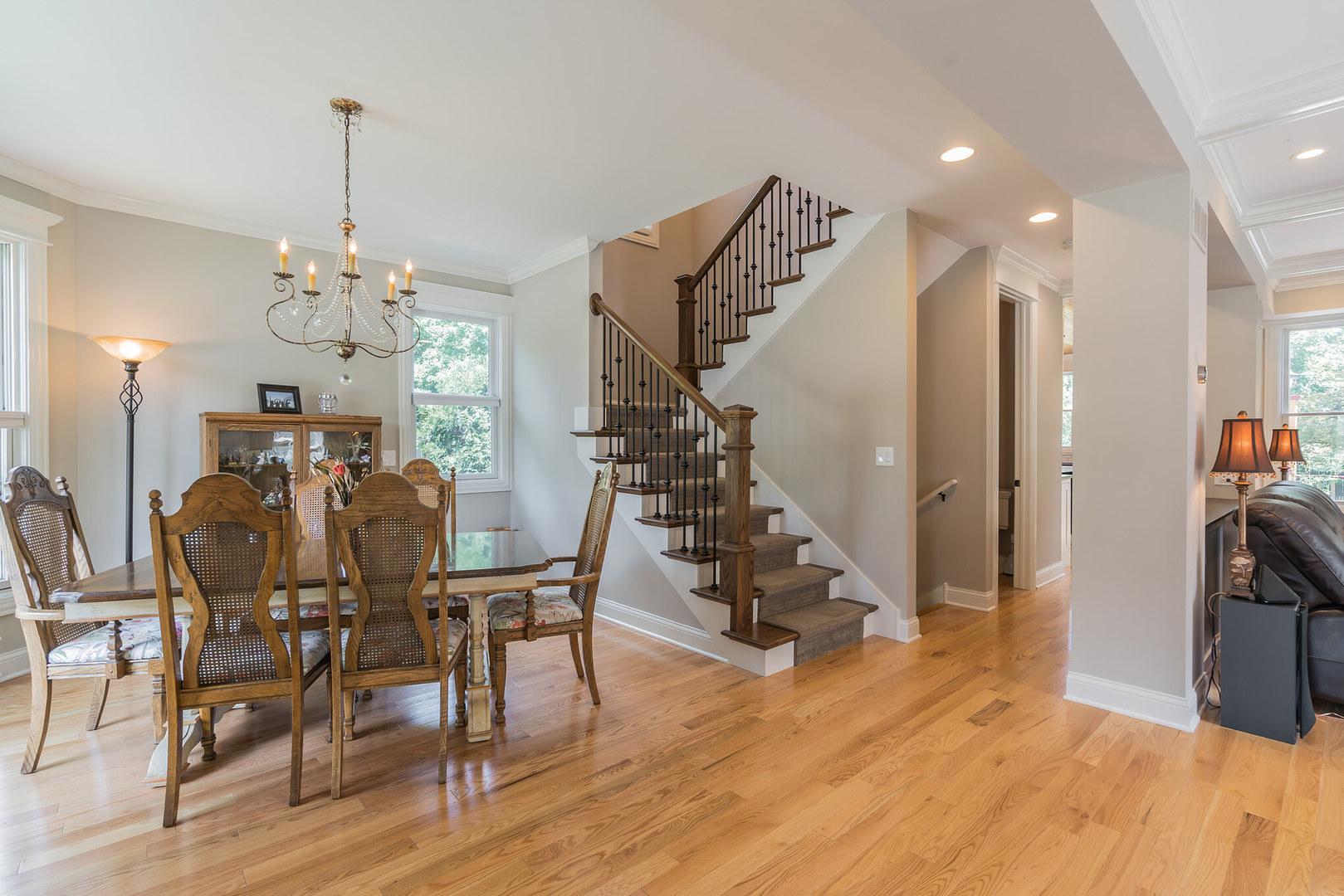 201 Spring Street Cary, IL 60013 - Photo 6 of 34 a view of a dining room with furniture and wooden floor