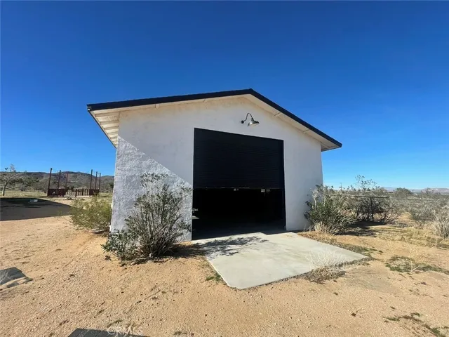 a view of a car garage
