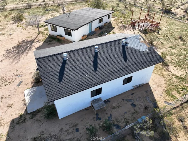 a roof view of the house