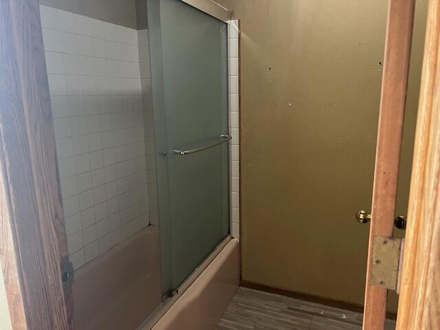 4196 East Evans Creek Road Rogue River, OR 97537 - Photo 18 of 36 a bathroom with a glass door shower
