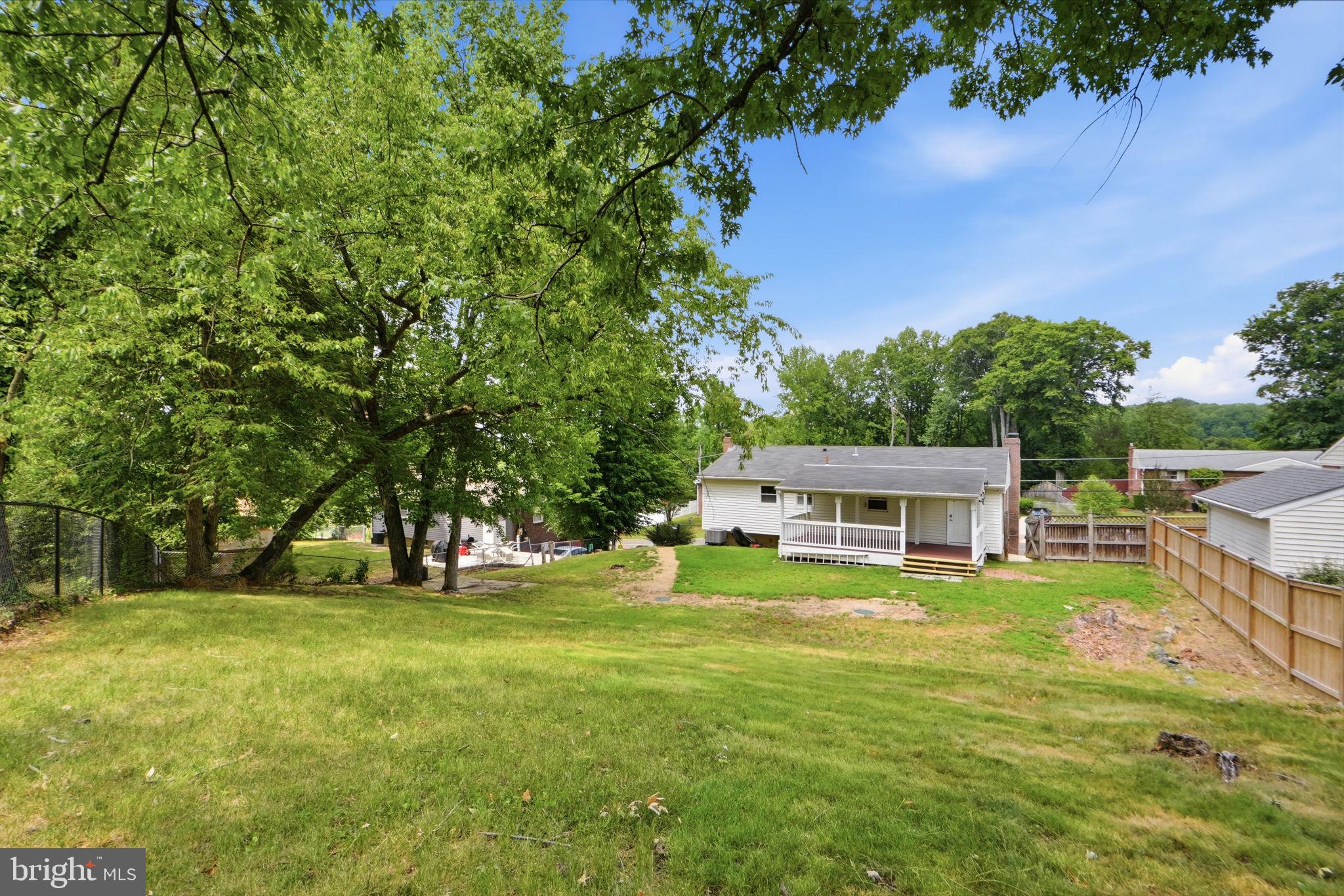 3007 Kingsway Road Fort Washington, MD 20744 - Photo 34 of 37 Expansive backyard w/ Fully Fenced Backyard