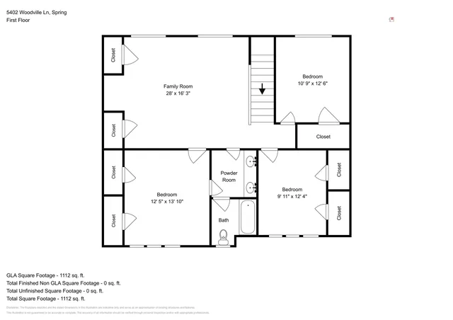 $2,400 | 5402 Woodville Lane, Spring, TX 77379