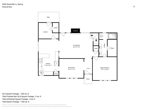 $2,400 | 5402 Woodville Lane, Spring, TX 77379