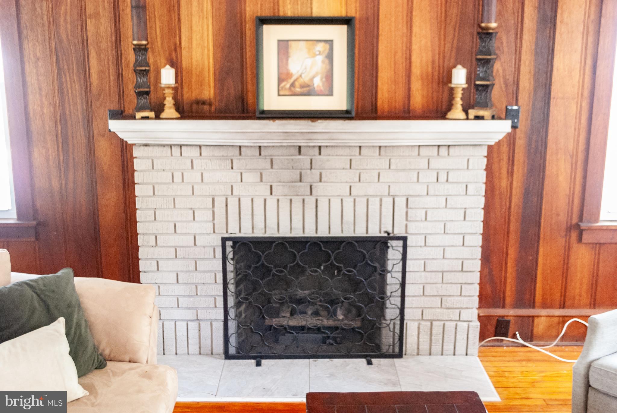 830 Bridgeboro Street Riverside, NJ 08075 - Photo 6 of 25 wood burning fireplace