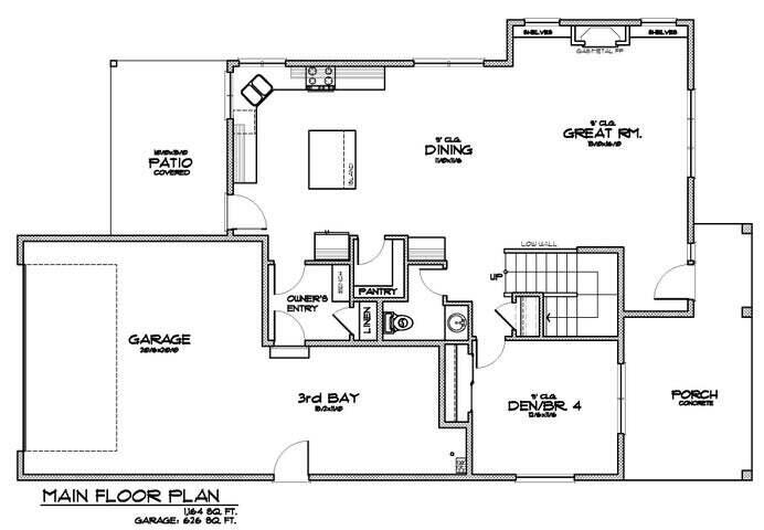 63345 O. B. Riley Road, Unit LOT 13 Bend, OR 97703 - Photo 25 of 25 Main Floor Plan