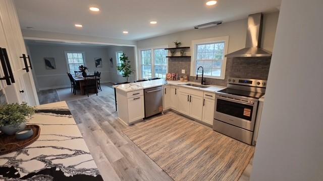 610 Glenforest Road Atlanta, GA 30328 - Photo 13 of 44 a kitchen with a sink stainless steel appliances and cabinets