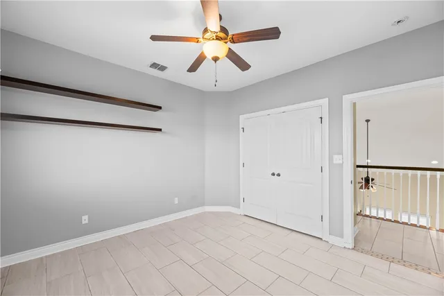 a view of a hallway with elevator