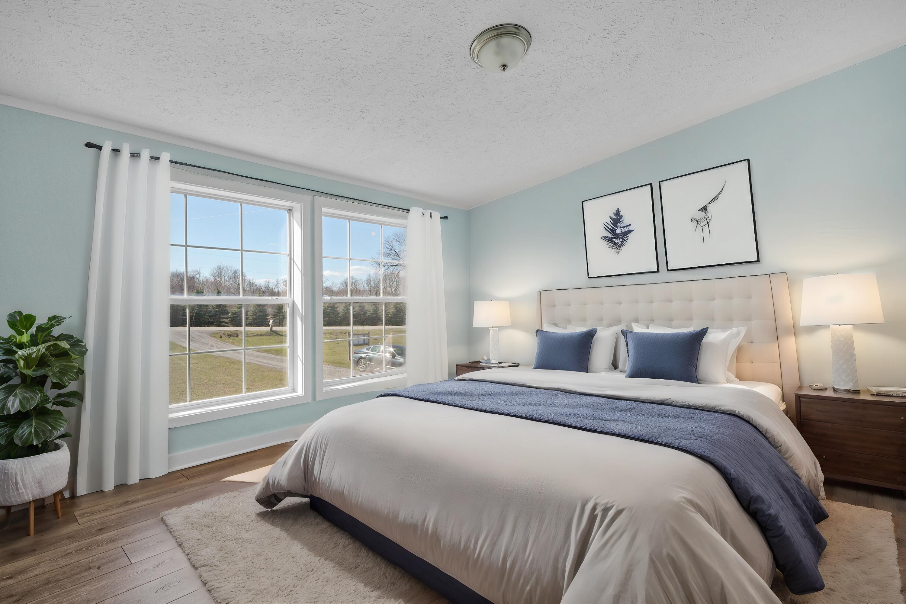 1564 Grow Road Northwest Stanton, MI 48888 - Photo 23 of 42 staged bed 1
