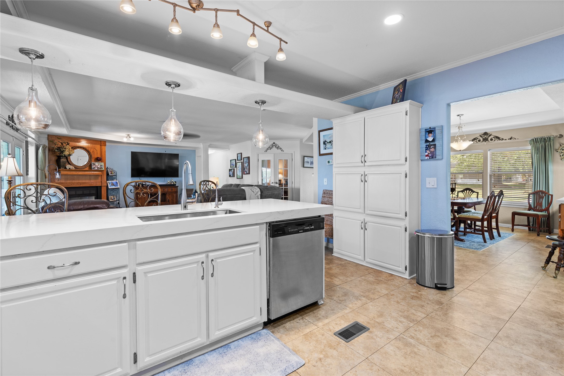 174 Lake Front Drive Trinity, TX 75862 - Photo 9 of 44 a kitchen with cabinets and refrigerator
