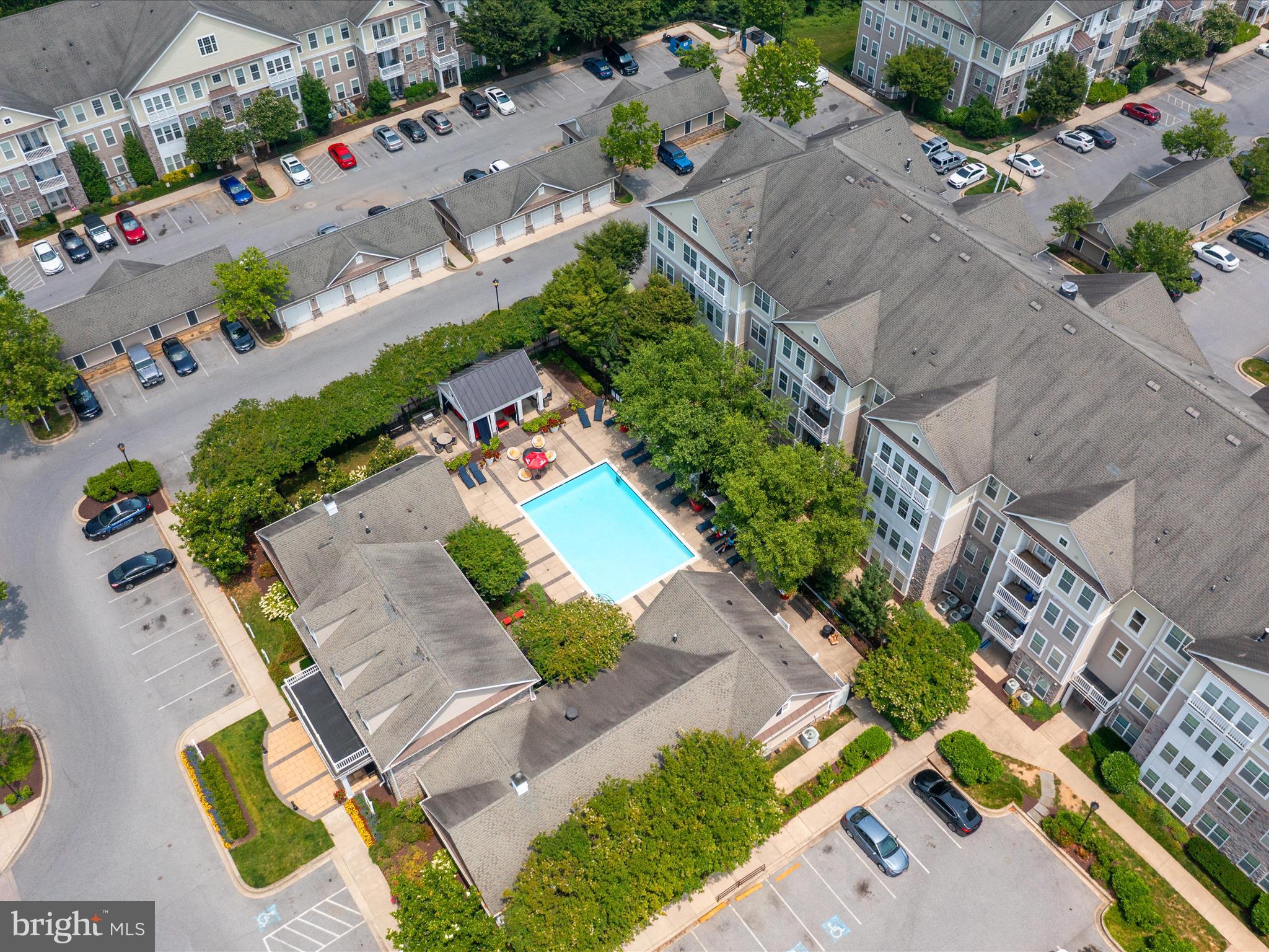 6888 Tasker Falls Elkridge, MD 21075 - Photo 42 of 47 an aerial view of a house with a garden