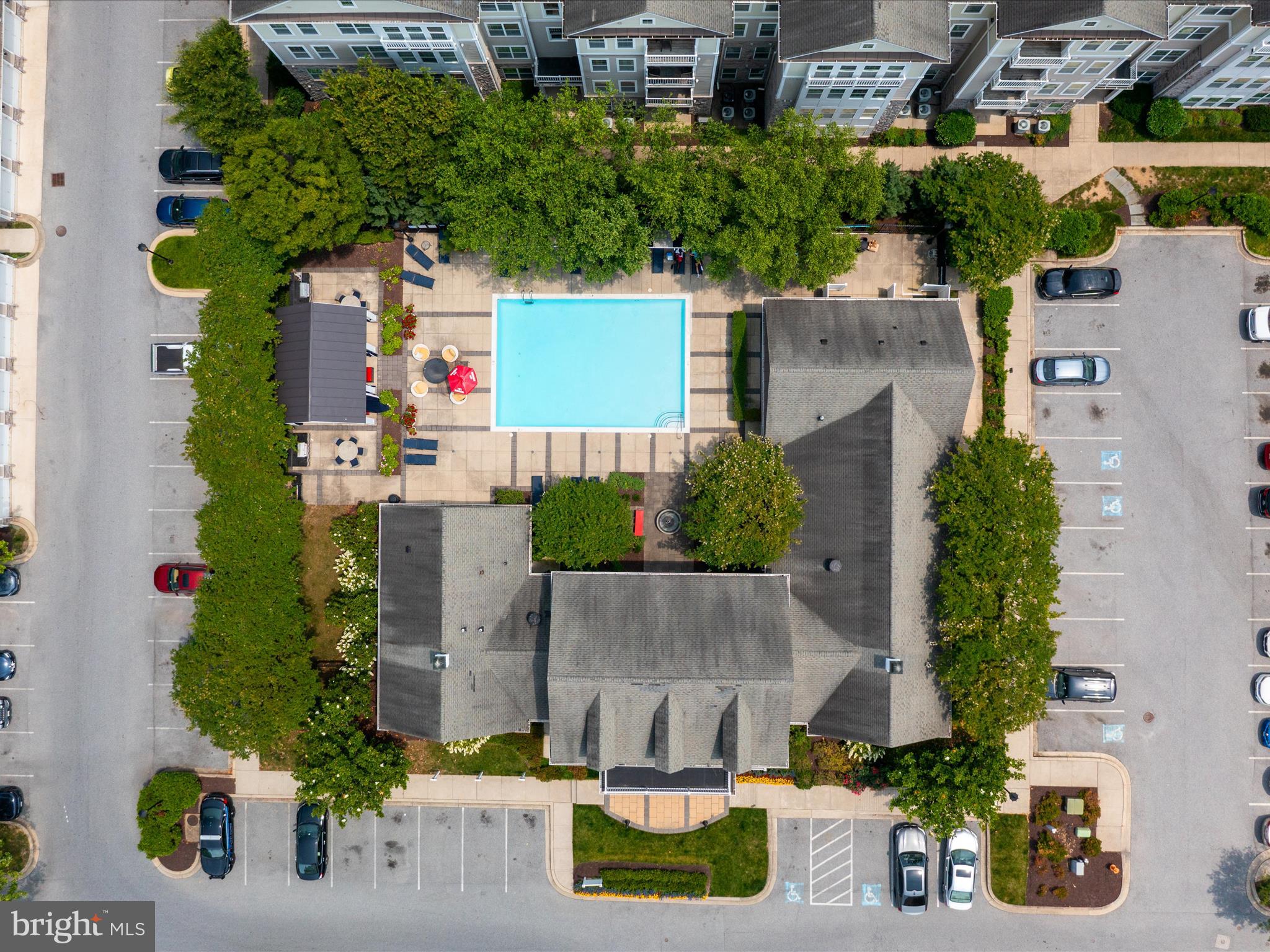 6888 Tasker Falls Elkridge, MD 21075 - Photo 43 of 47 an aerial view of a house with a garden and plants