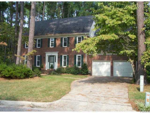 6804 Spring Circle Raleigh, NC 27615 - Photo 1 of 1 front view of house with a yard