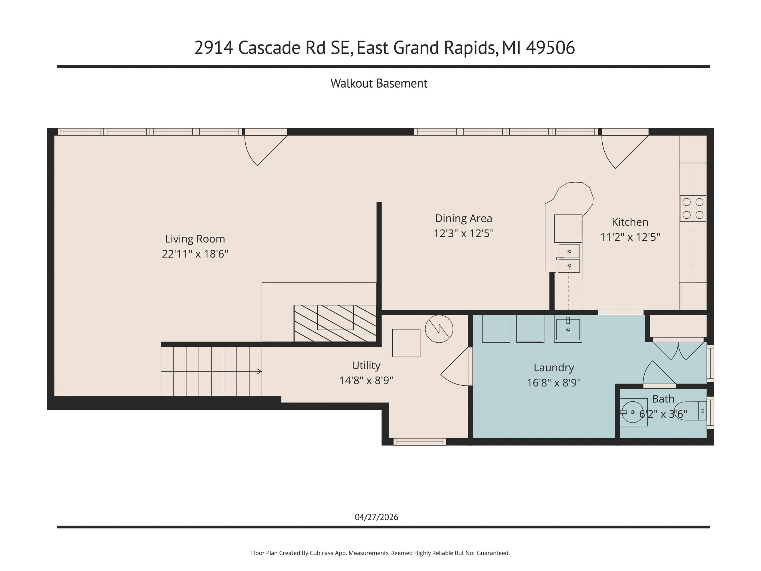2914 Cascade Road Southeast Grand Rapids, MI 49506 - Photo 46 of 46 3-2914 Cascade Rd SE Floorplan-1