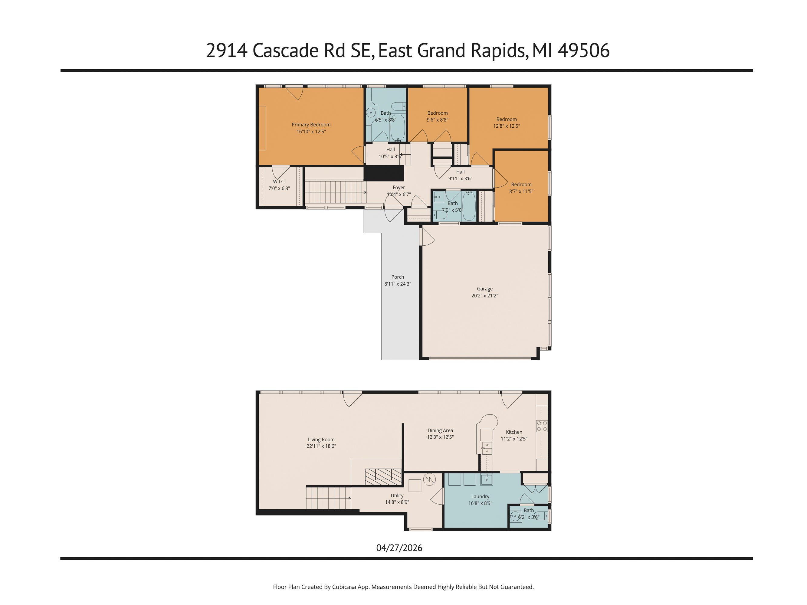 2914 Cascade Road Southeast Grand Rapids, MI 49506 - Photo 44 of 46 1-2914 Cascade Rd SE Floorplan-3