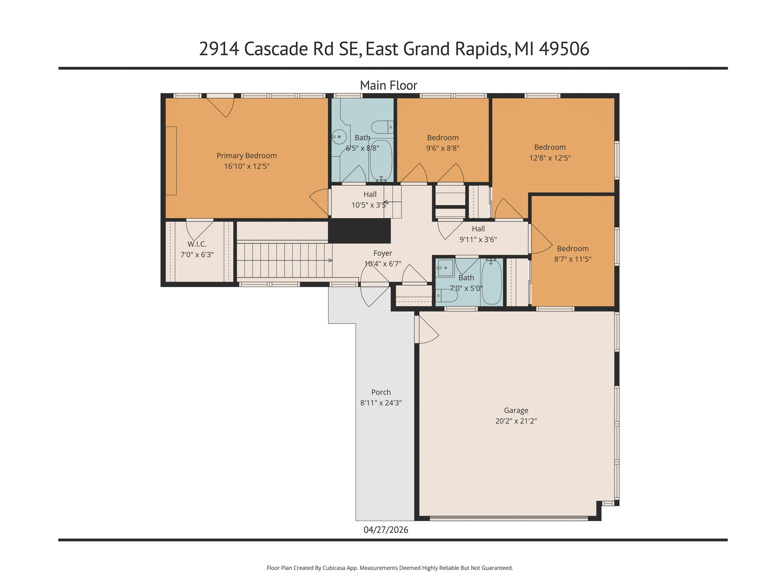 2914 Cascade Road Southeast Grand Rapids, MI 49506 - Photo 45 of 46 2-2914 Cascade Rd SE Floorplan-2