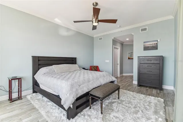 a view of a city with tall buildings