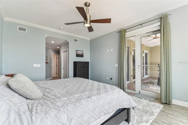 an aerial view of a houses with a lake view