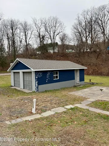 a backyard of a house
