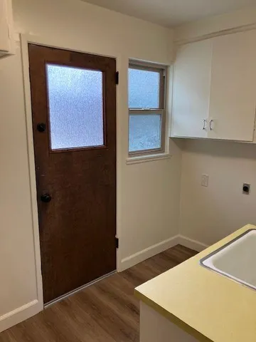 a view of an empty room