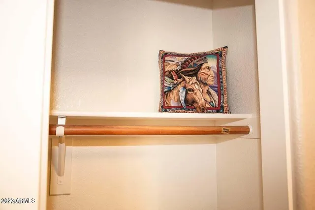 a small space with a window