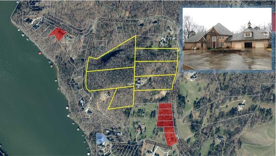 a bird view of a house