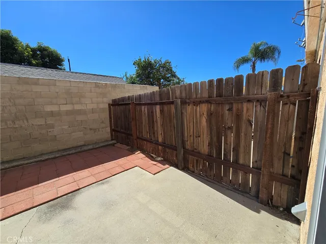 a view of wooden fence
