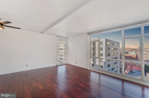a view of livingroom with furniture and wooden floor