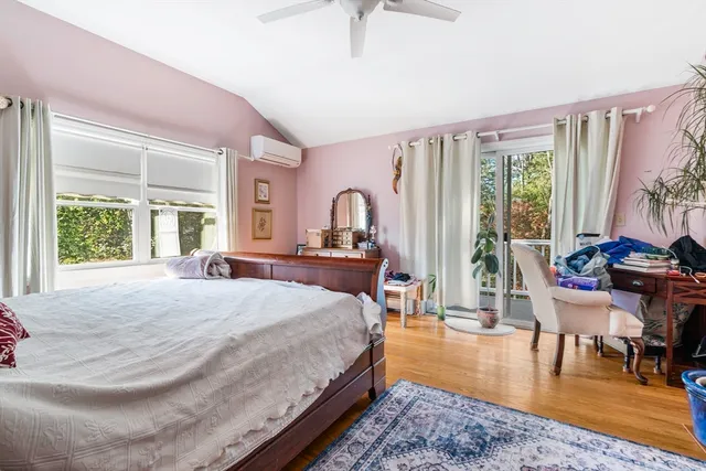 a view of backyard with tree