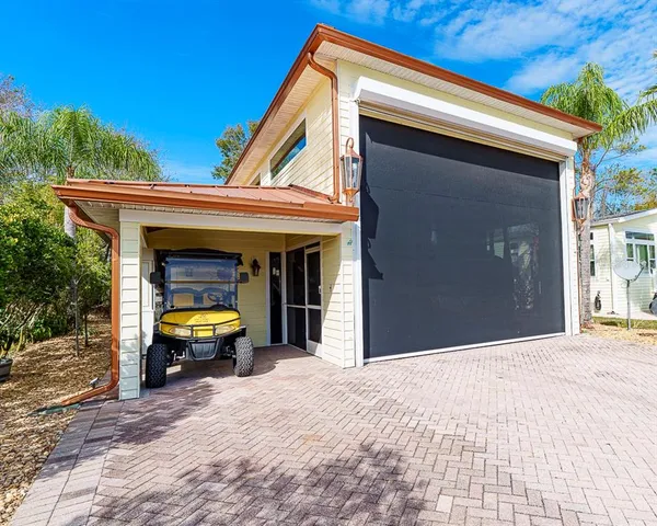 a front view of house with outdoor space