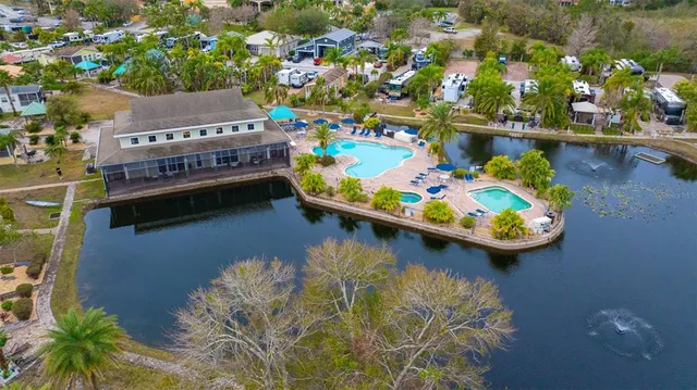 a view of a building from a balcony