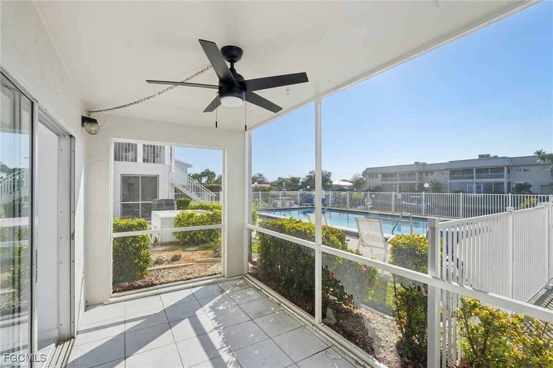 1006 Southeast 46th Street, Unit 1C Cape Coral, FL 33904 - Photo 17 of 26 a view of outdoor space with balcony