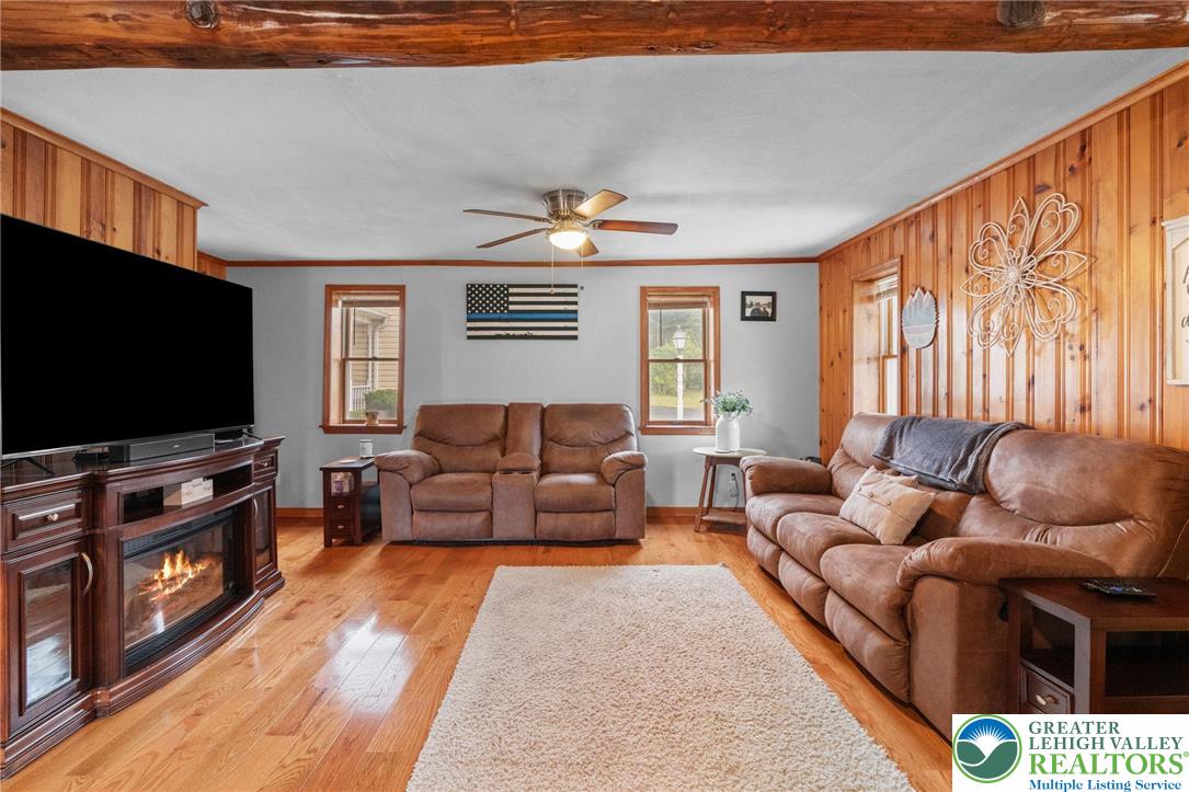 368 Meyer Road Nazareth, PA 18064 - Photo 11 of 66 a living room with furniture and a flat screen tv