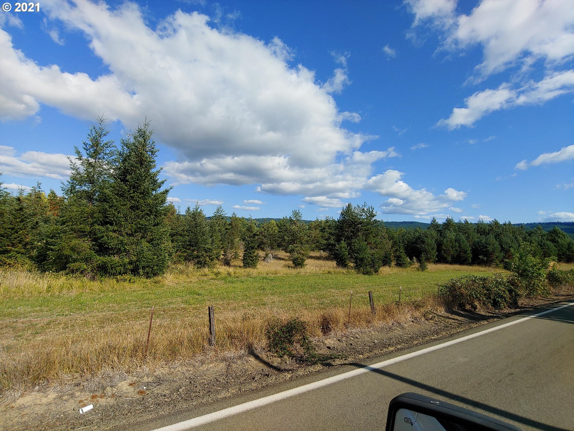 1760 Main Camas Road Camas Valley, OR 97416 - Photo 6 of 7 a view of a road with a yard
